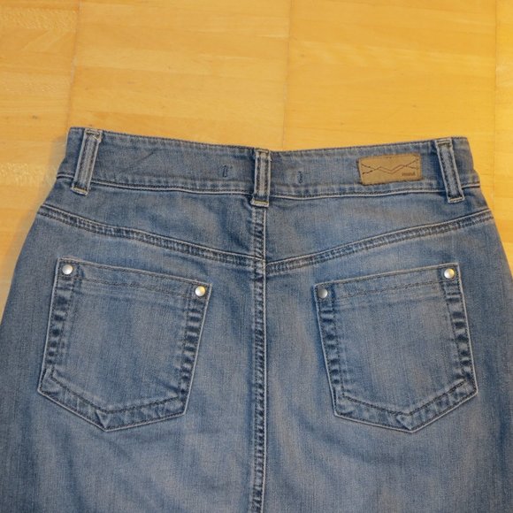 MAVI denim utility midi skirt NWOT small 4 - Picture 4 of 7